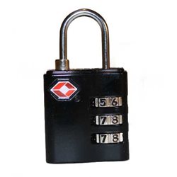 Black Master Lock® 4680DBLK TSA Lock
